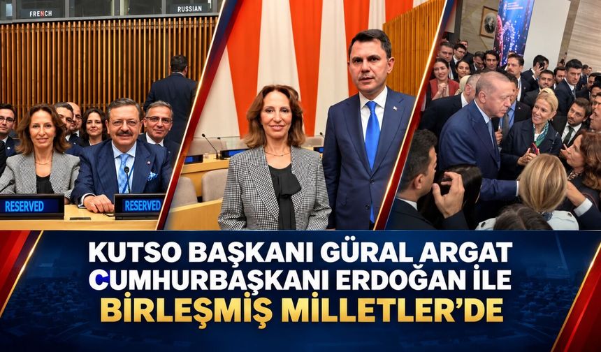 KUTSO Başkanı Argat, Cumhurbaşkanı Erdoğan ile ABD'de