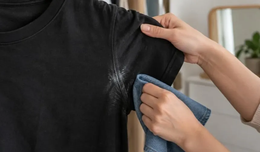 Siyah giysilerdeki deodorant lekesine 1 dakikalık çözüm