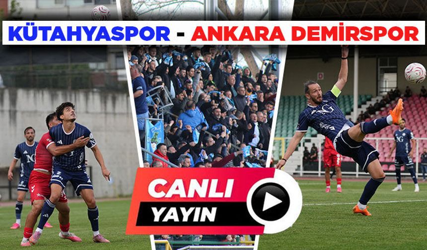 Ankara Demirspor-Kütahyaspor maçının kanalı açıklandı