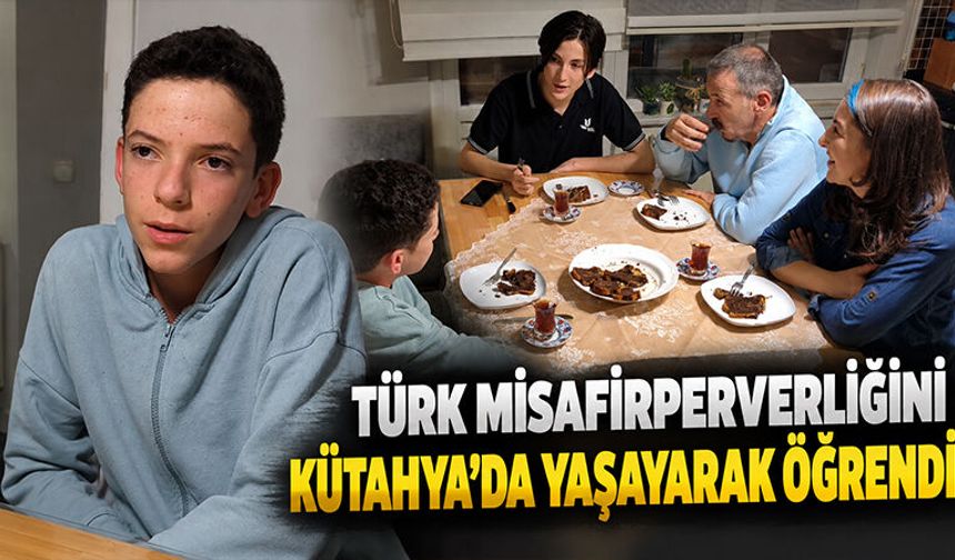 İspanya’dan geldi, Kütahya’da Türk misafirperverliğini gördü