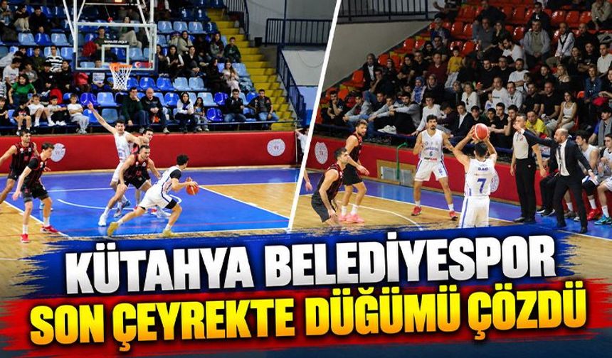 Kütahya Belediyespor evinde hata yapmadı