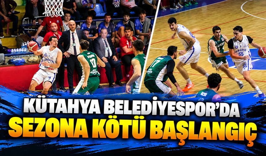 Kütahya Belediyespor, ilk maçta evinde kaybetti
