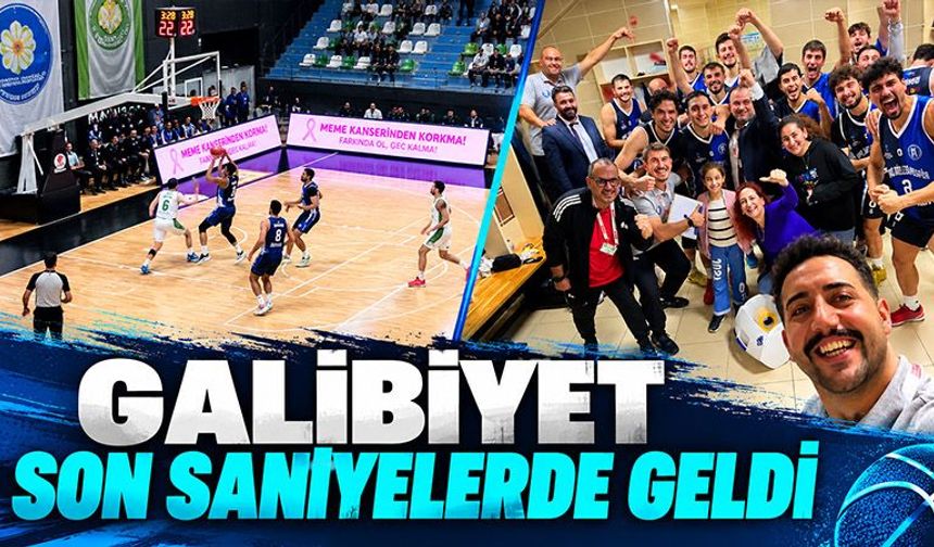 Kütahya Belediyespor, son saniyelerde kazandı