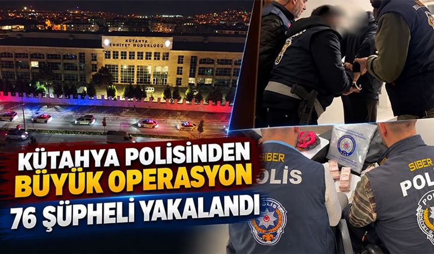 Kütahya merkezli 5 ilde büyük yasadışı bahis operasyonu