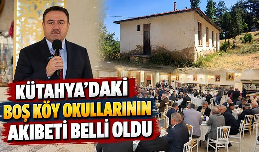 Kütahya Valisi Işın’dan köylerde kullanılmayan okullarla ilgili açıklama
