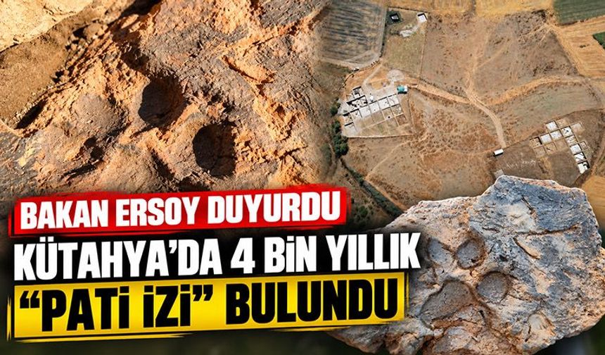 Kütahya’da 4 bin yıllık “pati”li keşif