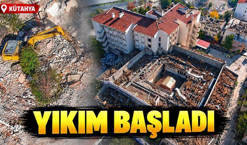 Kütahya’da eski hastane ek hizmet binasında yeni gelişme