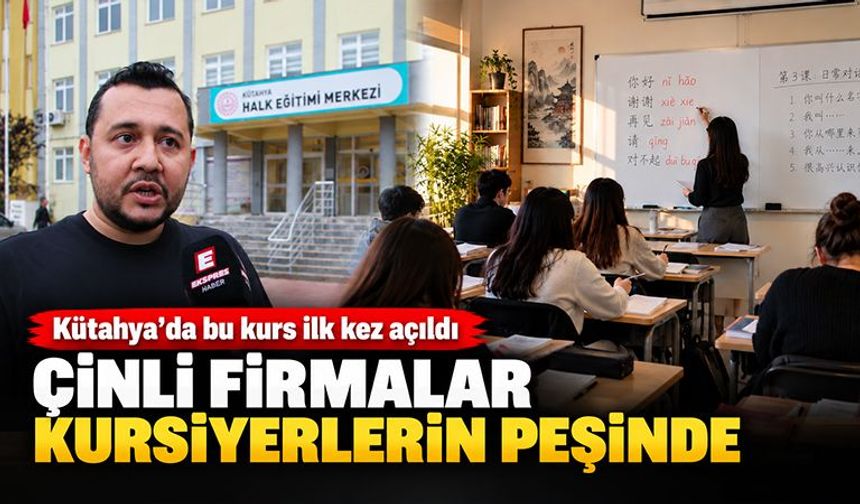 Kütahya’da ilk kez açılan kurs istihdam sağladı