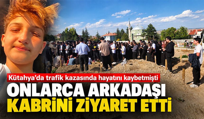 Kütahya’da lise öğrencileri, arkadaşlarını unutmadı