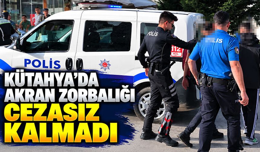 Kütahya'da yürekleri sızlatan akran zorbalığında 2 tutuklama