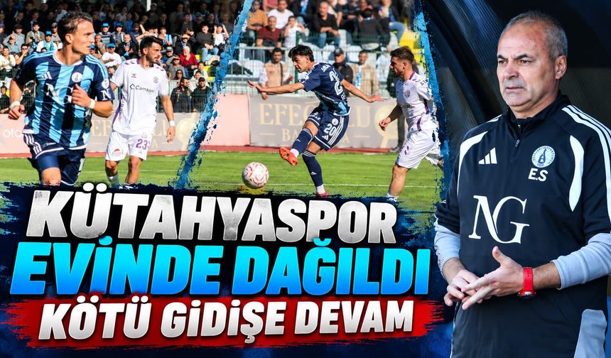 Kütahyaspor evinde farklı mağlup oldu