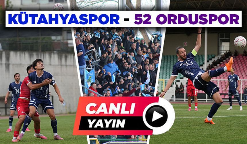Kütahyaspor-52 Orduspor maçının kanalı belli oldu