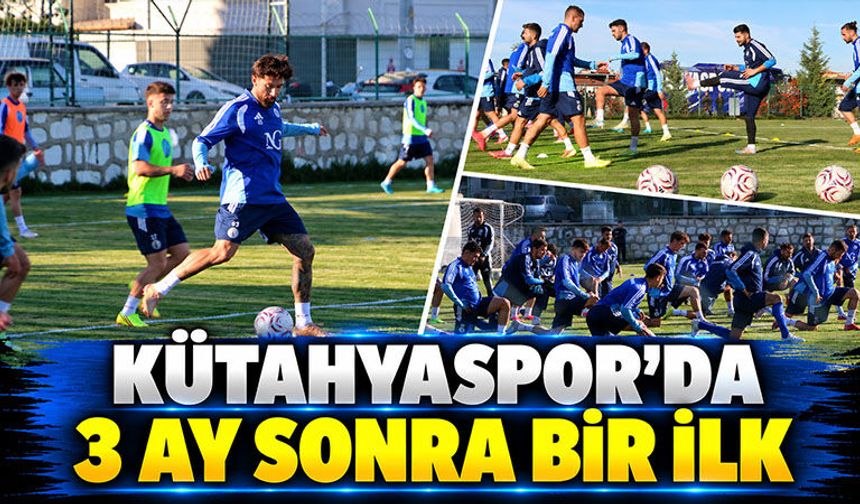 Kütahyaspor yeniden evinde, taraftarıyla buluştu