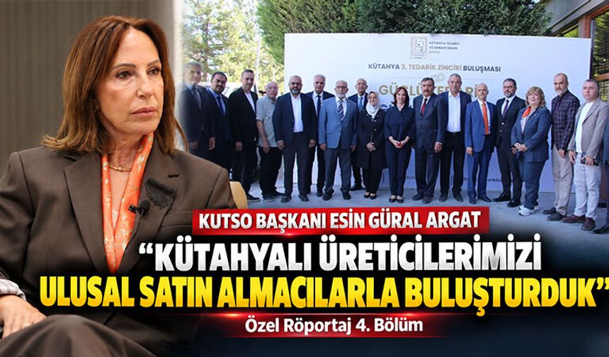 KUTSO Başkanı Esin Güral Argat: "Üreticilerimizle ulusal zincirleri buluşturduk"