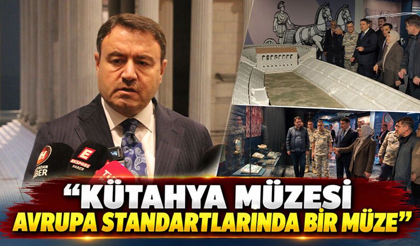 Vali Işın, Kütahya Müzesi’ni gezdi eserleri inceledi