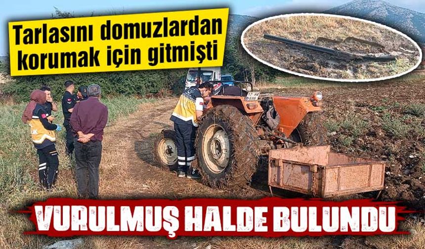 Kütahya'da bir kişi tarlasında ölü bulundu