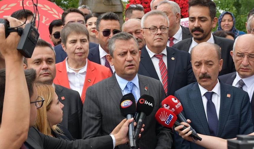 CHP Genel Başkanı Özel, Kütahya'da konuştu