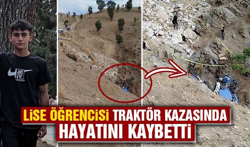 Kütahya'da lise öğrencisi traktör kazasında öldü