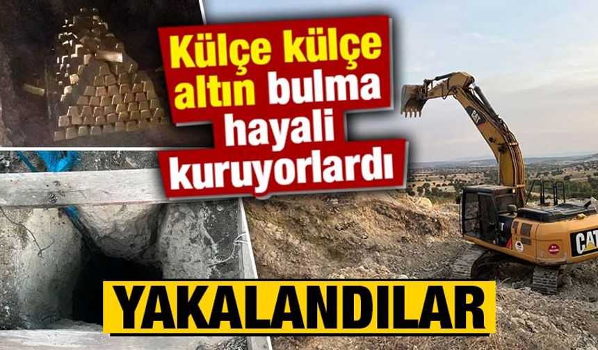 Kütahya’da jandarma definecileri suçüstü yakaladı