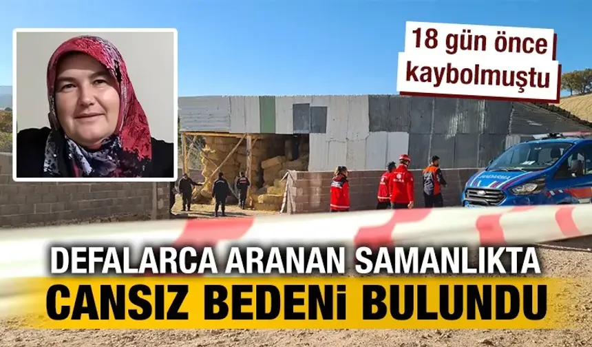 Kütahya'da kayıp olarak aranan kadın ölü bulundu