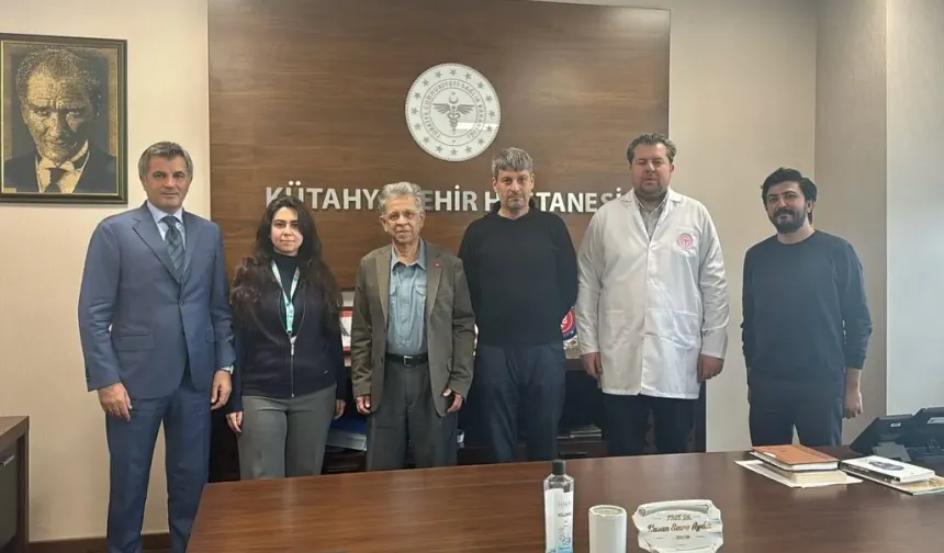 Amerika’dan Prof. Osmani, Kütahya Şehir Hastanesi’ni inceledi 