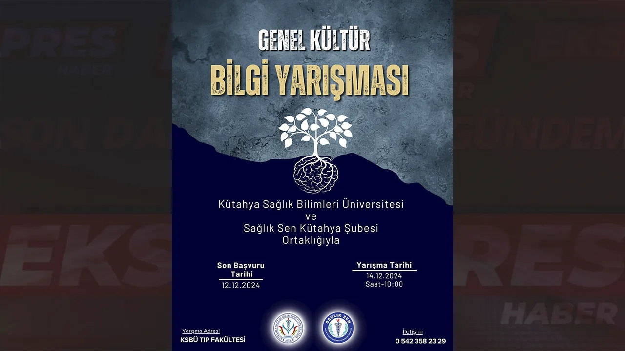 Kutahyasağlık Bilimleri Üniversitesi Genel Kültür Yarışması