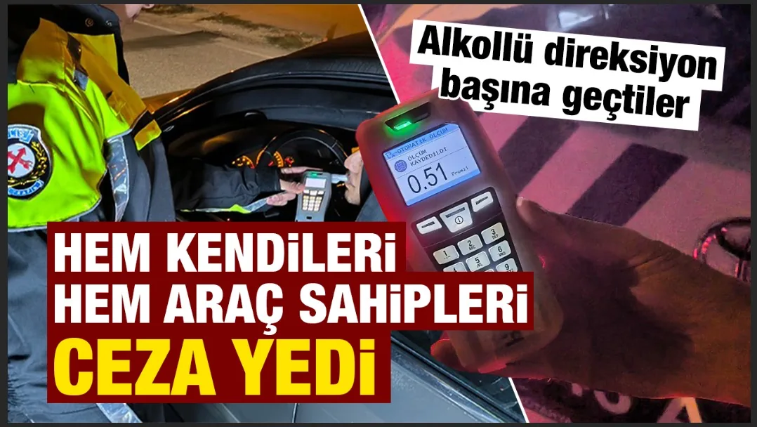 Kütahya’da Alkollü Sürücüler Denetime Takıldı 1