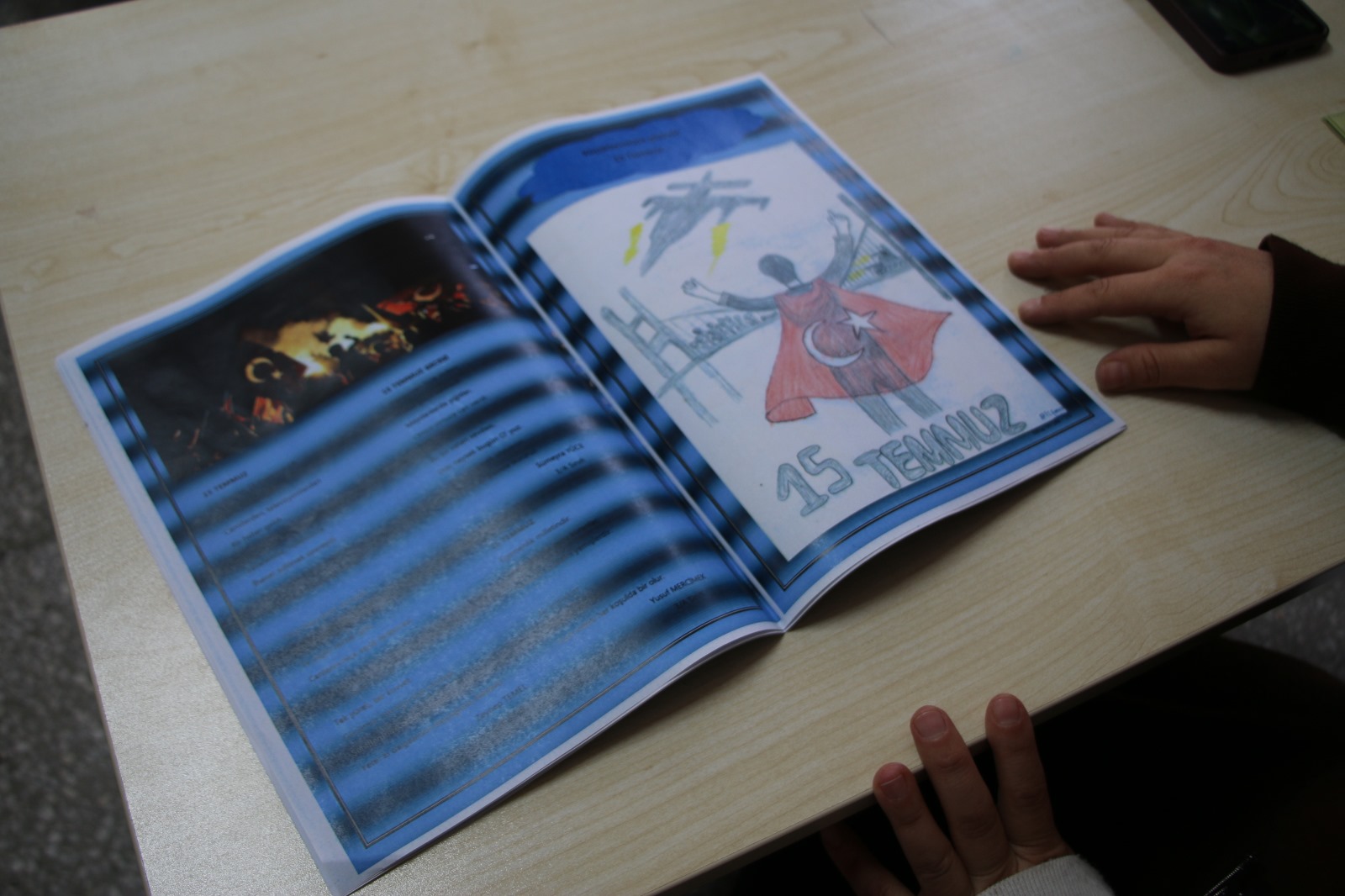 Kütahyada Öğrencilerden 15 Temmuz Özel Gazetesi2