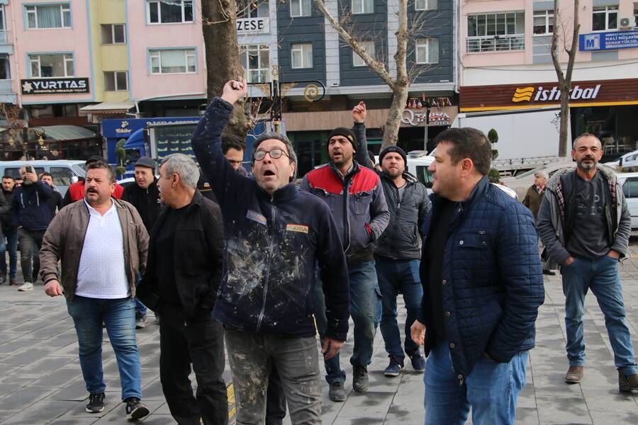 Kütahya’da Sanayi Esnafından ‘Küçük Sanayi Sitesi’ Eylemi  (1)