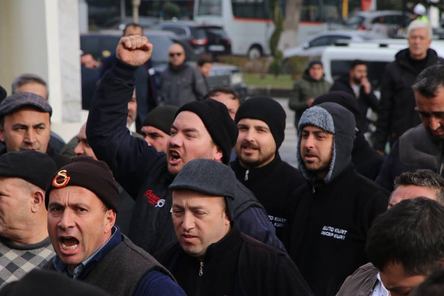 Kütahya’da Sanayi Esnafından ‘Küçük Sanayi Sitesi’ Eylemi  (2)