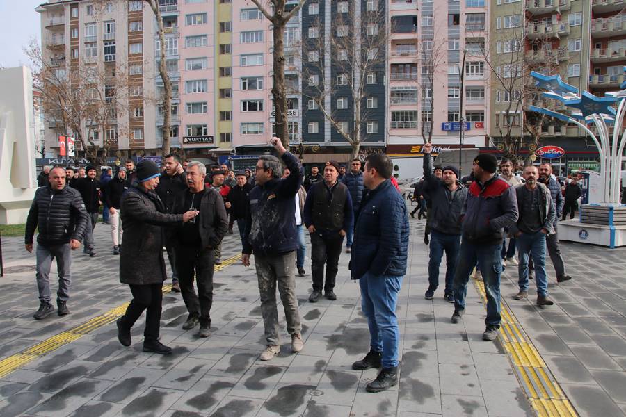 Kütahya’da Sanayi Esnafından ‘Küçük Sanayi Sitesi’ Eylemi  (6)