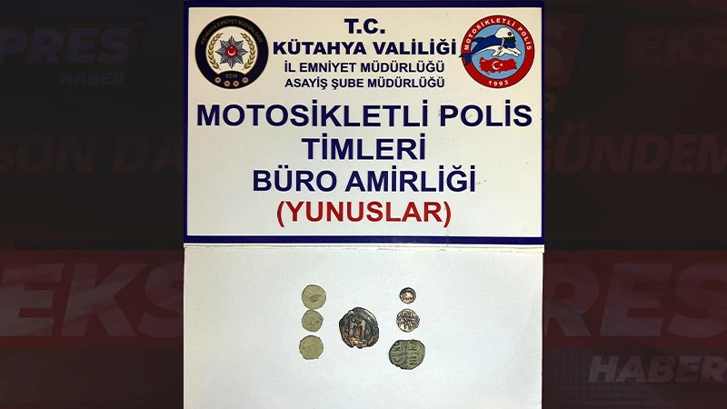 Kütahyada Yunuslar Bu Kez Tarihi Eser Ele Geçirildi1