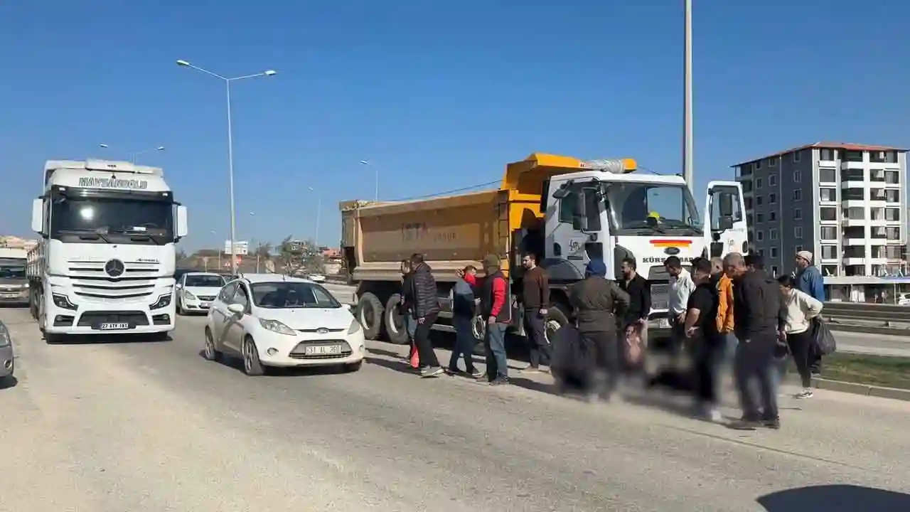 Hatay'da Harfiyat Kamyonunun Çarptığı Yaya Ağır Yaralandı