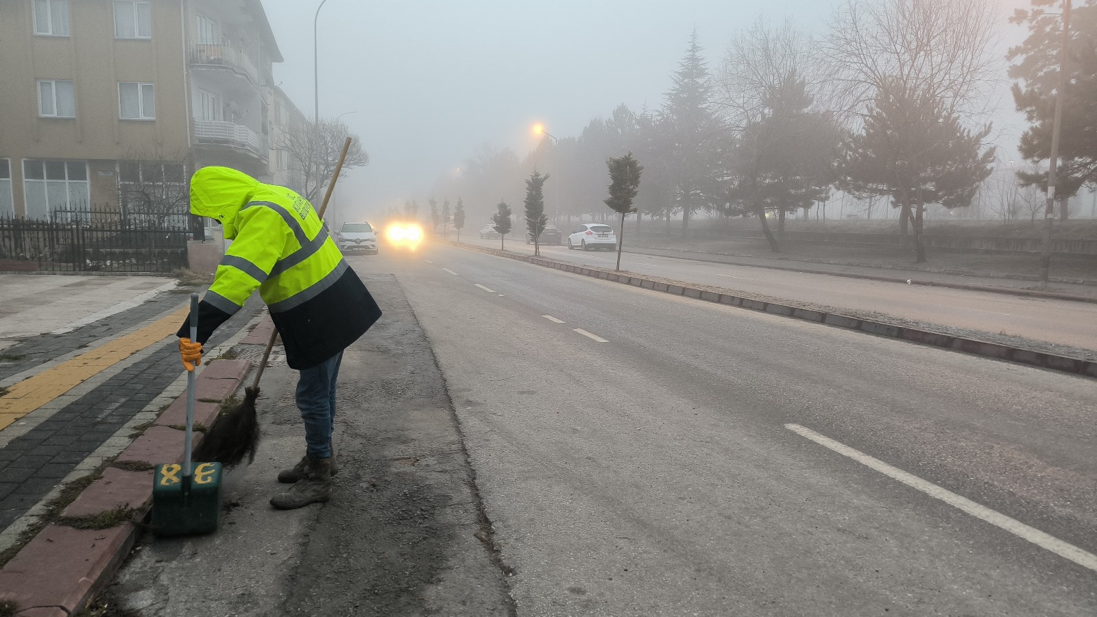 Kütahyada Yoğun Sis Etkisini Hissettirdi2