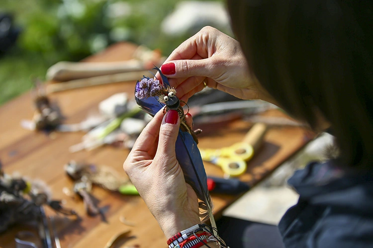 Doğadan Sanat Eserlerine Bitkilerle Yaptığı Heykeller (3)