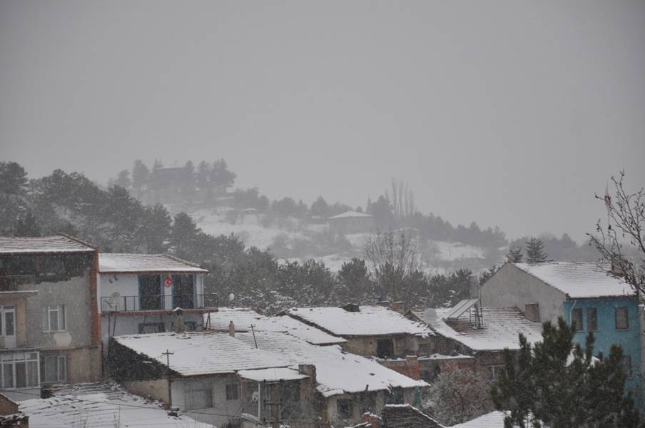 Kütahya'da Kar Yağışı Etkisini Sürdürüyor (4)