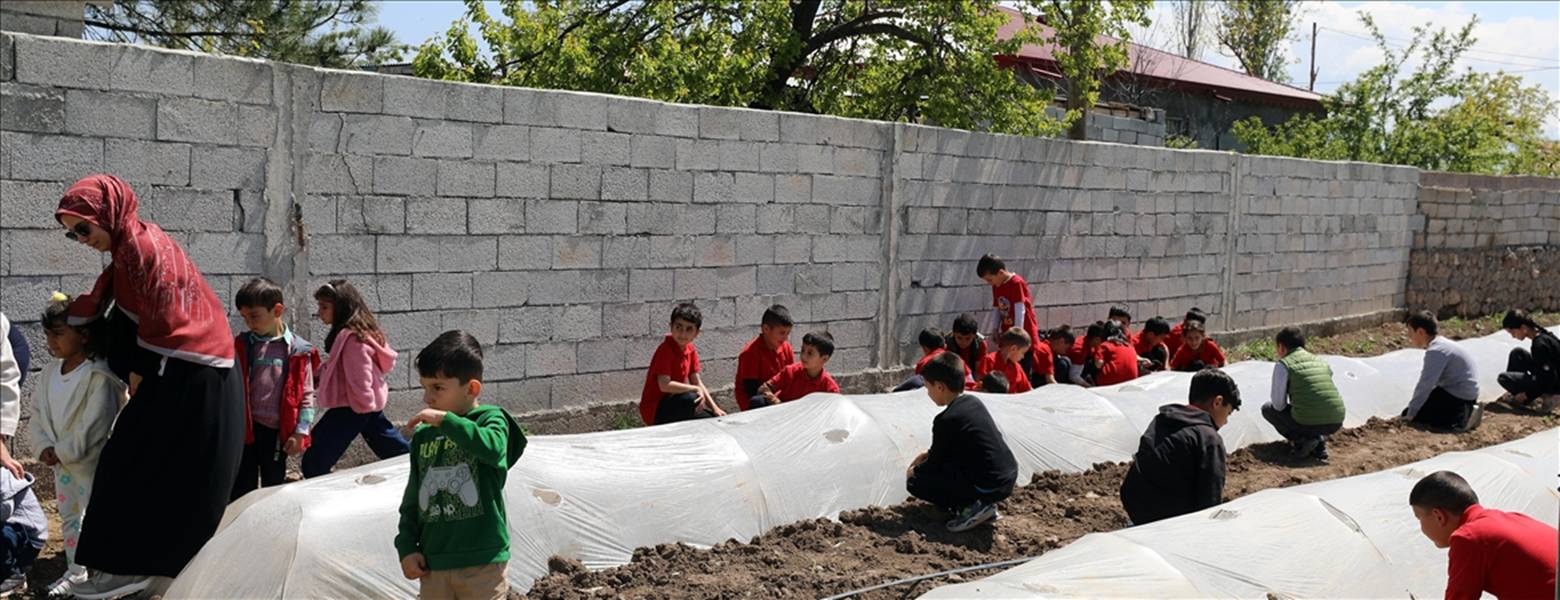 Iğdır'da Öğrenciler Dijital Ekranı Bırakıp Toprağa Sarıldı (2)