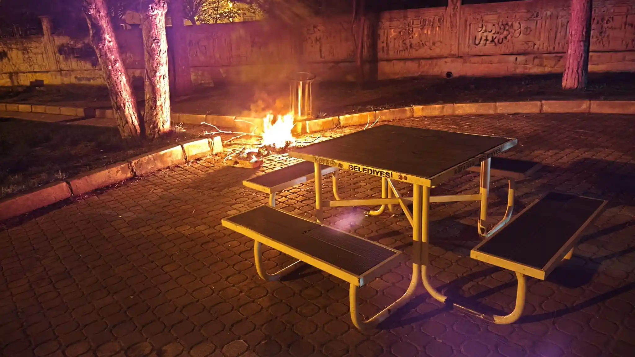 Kütahya’da Yaşı Küçük Çocuklar Yine Park Yaktı 2