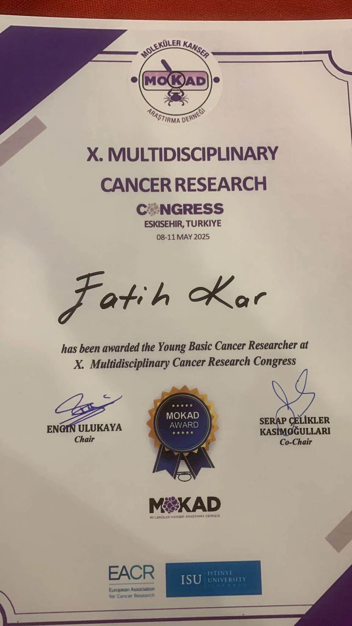 Ksbü’lü Akademisyene Araştırmacı Ödülü 1