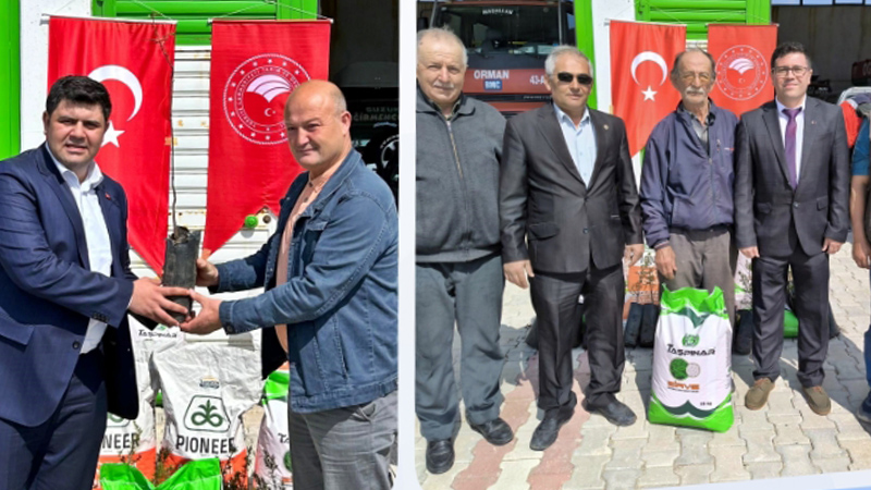 Kütahya Emet'te Çiftçilere Hibeli Tohum Ve Fidan Dağıtımı Gerçekleştirildi (1)