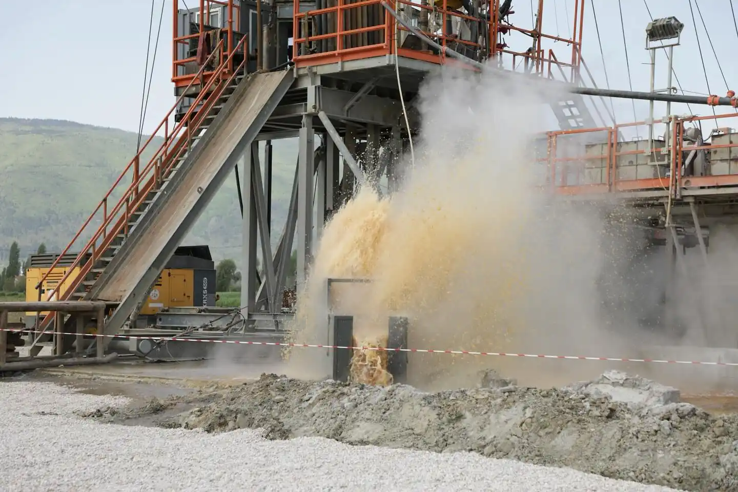 Kütahya Simav’da Jeotermal Sondaj Kuyusu Açıldı 1