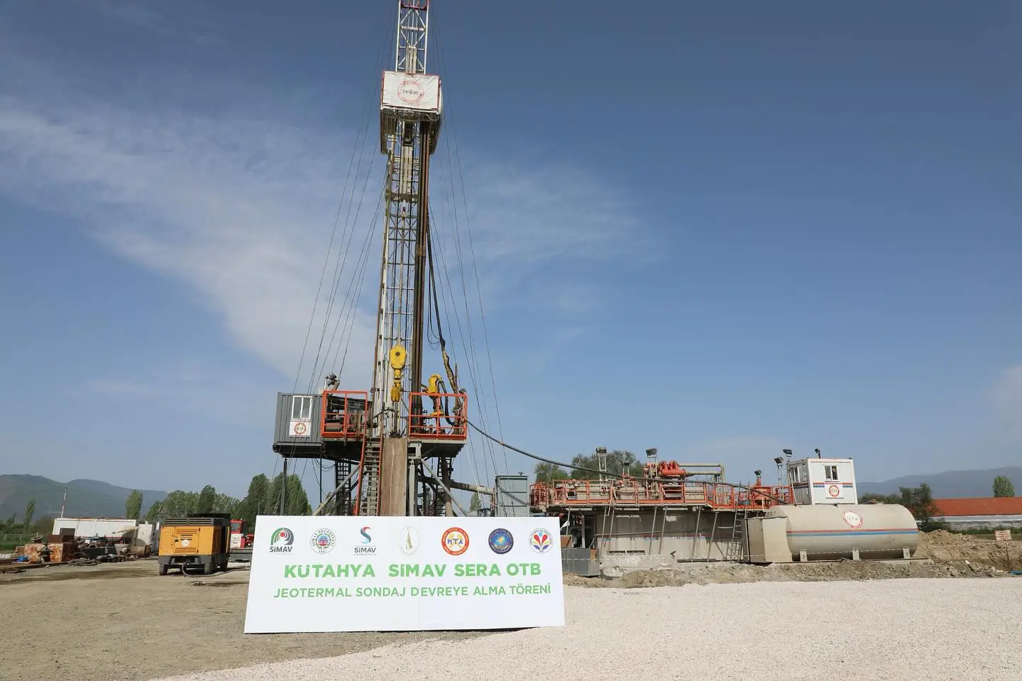 Kütahya Simav’da Jeotermal Sondaj Kuyusu Açıldı