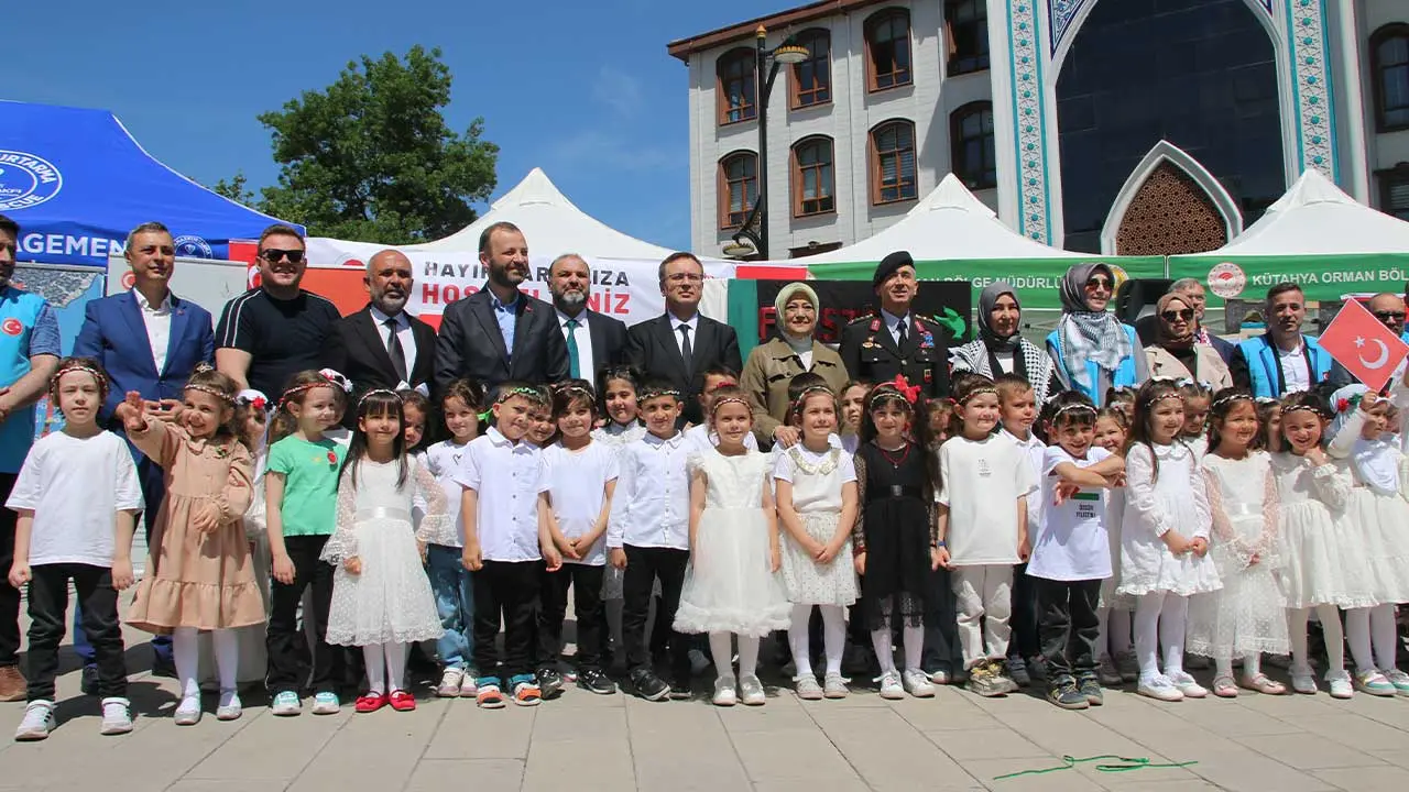 Kütahya’da 4 6 Yaş Öğrencilerinden Filistin Kermesi 4