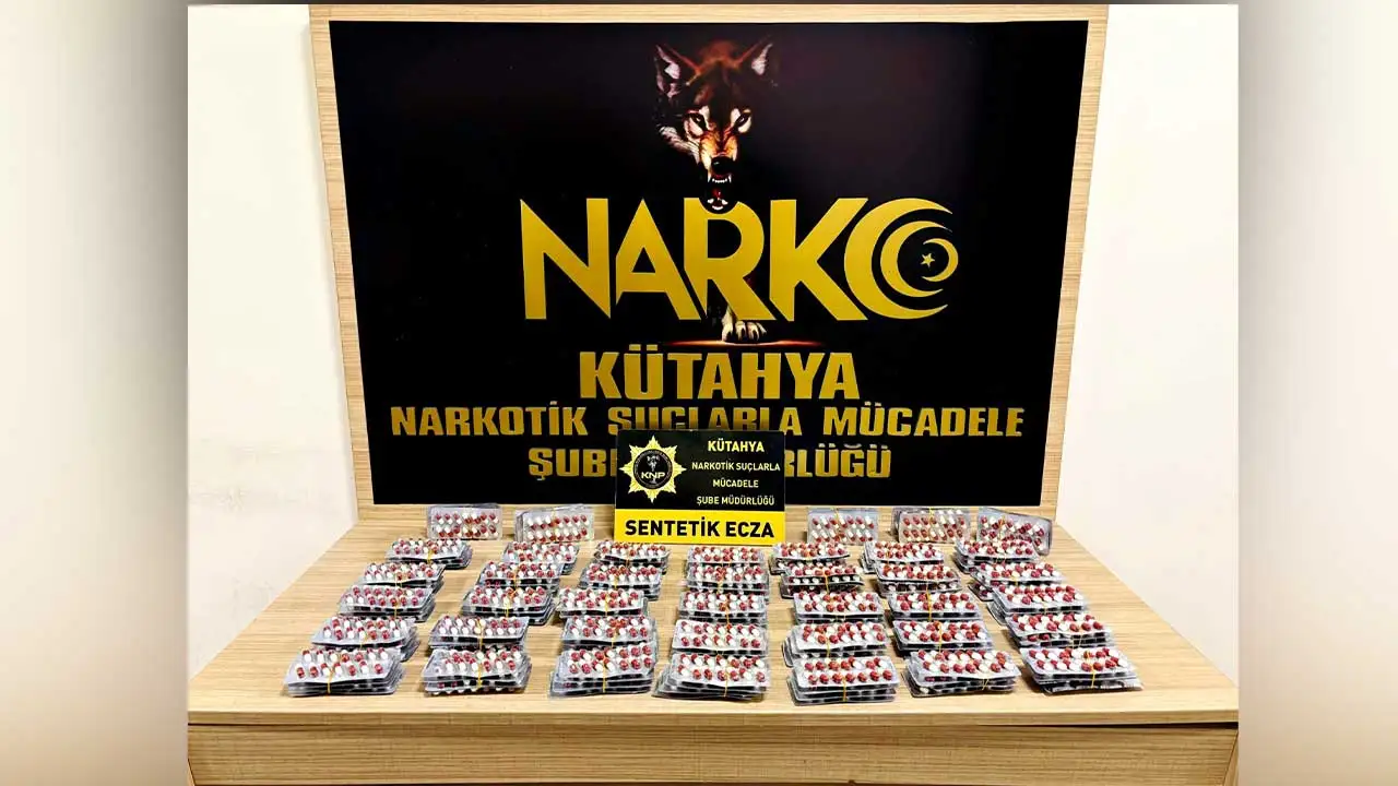 Kütahya'da Kargo Paketinden Uyuşturucu Haplar Çıktı2