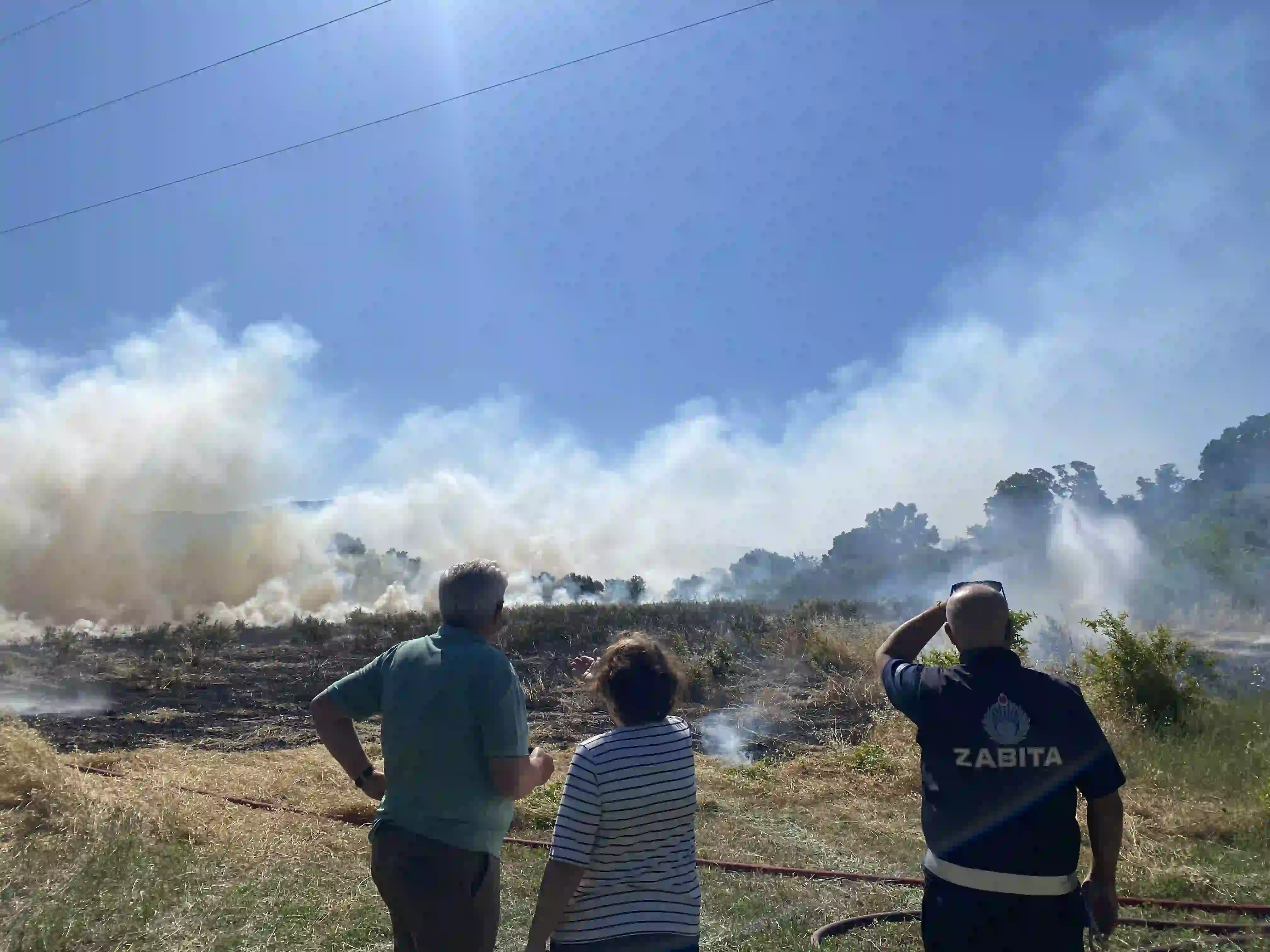 Muğla’da Çıkan Yangın Yarım Hektarlık Alanı Yaktı