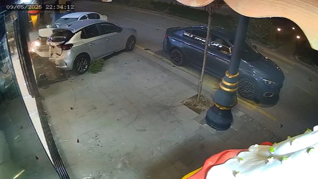 Otomobil Su Kanalına Düştü 1 Yaralı1