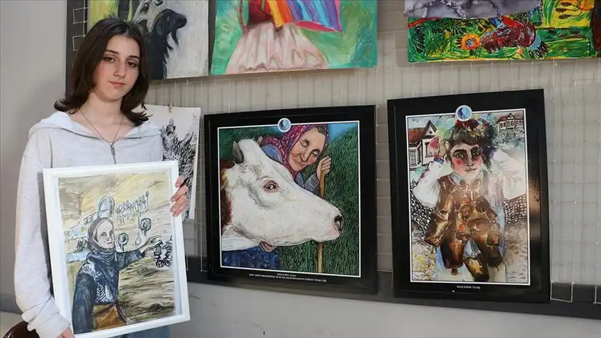 Uluslararası Resim Yarışmasında Altın Palet Ödülü Kazandı3