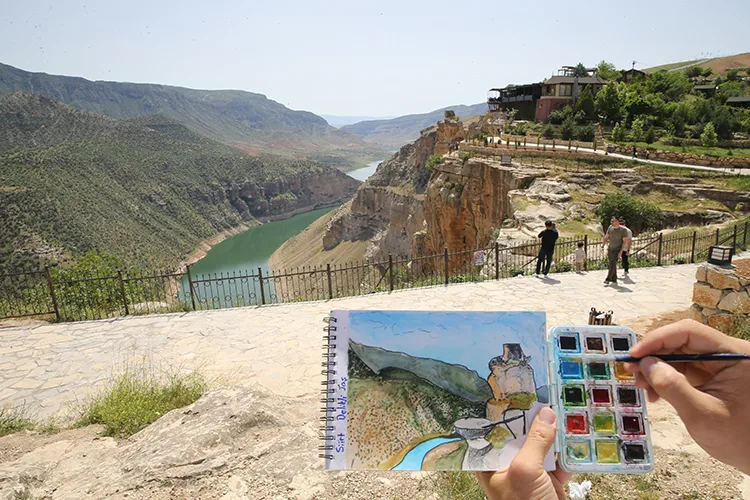 Doğa Ve Tarihi Mekanlar Resimlerle Ölümsüzleşiyor1