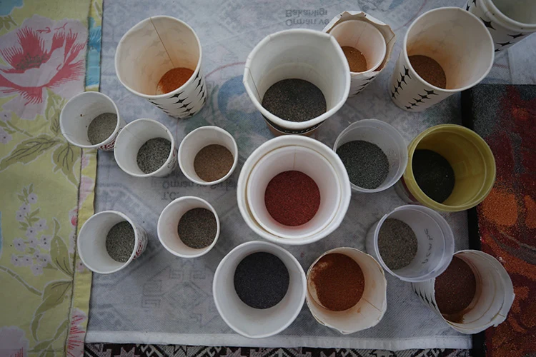 Kum Tanelerinden Sanat Doğuyor Emekli Torna Ustası Mikro Mozaikle Tarih Yazıyor (2)