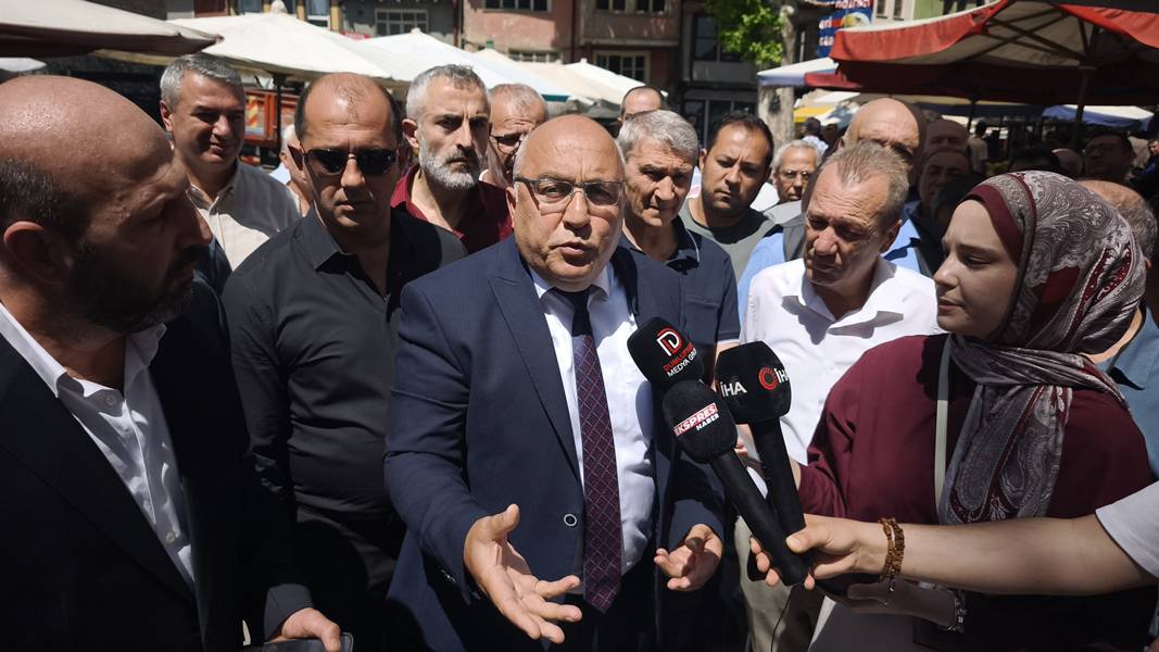 Kütahya Da Pazarcı Esnafından Pazaryeri Eylemi (1)